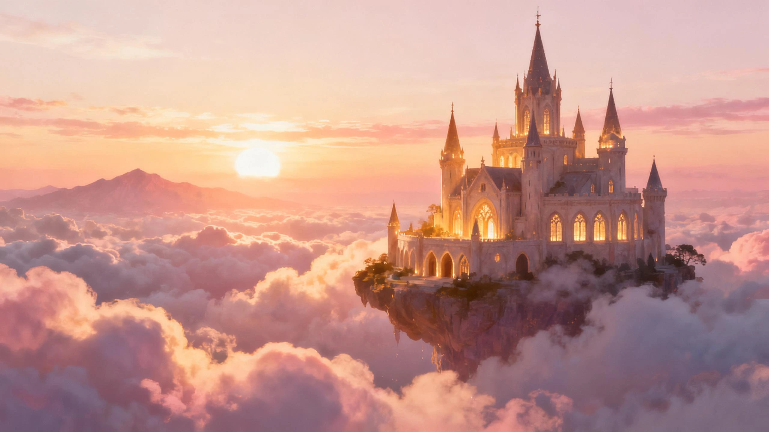 Fantasy Landscape - AI generated landscape by LongCat Image